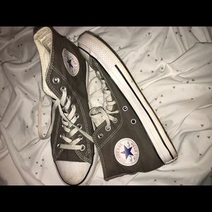 Grey High-Top Converse